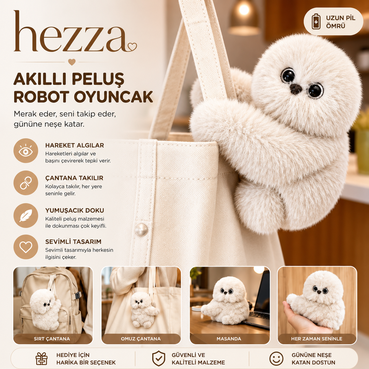 Hezza Mirumi Peluş Oyuncak