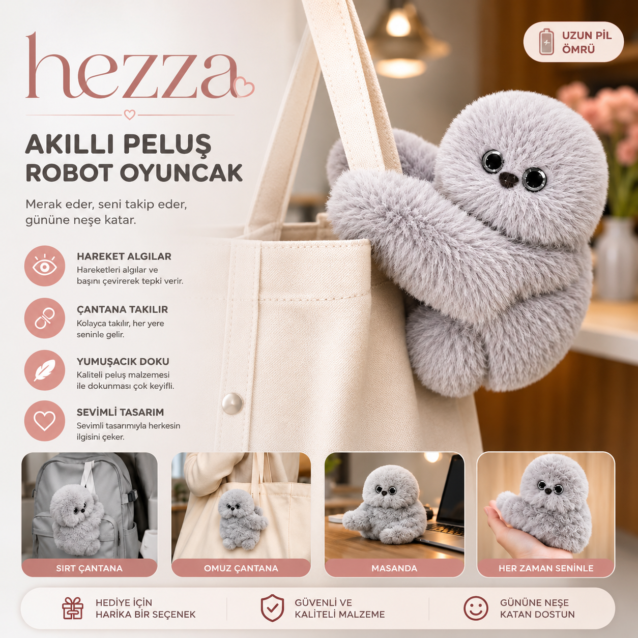 Hezza Mirumi Peluş Oyuncak